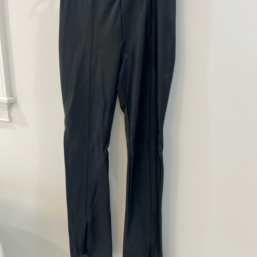 Commando Black Faux Leather Pants